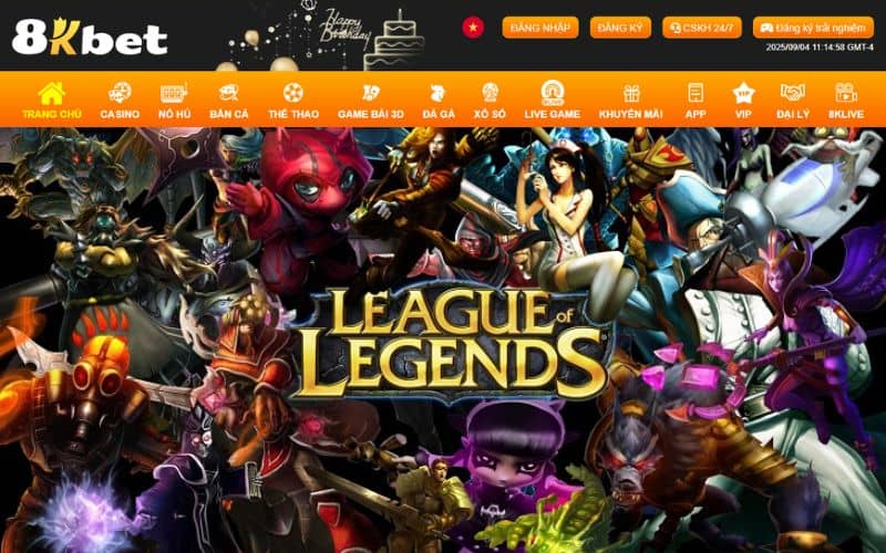 8KBET mang đến sân chơi cá cược Esports đỉnh cao 8KBET mang đến sân chơi cá cược Esports đỉnh cao
